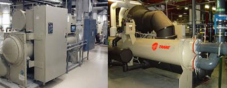 Manutenção em unidades de refrigeração de grande porte